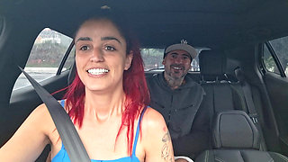 App Driver Catches Passenger Masturbating From Behind!