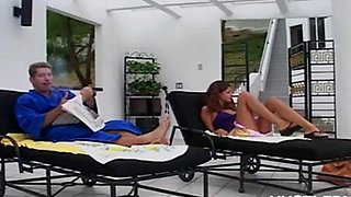 Teen Seduces Friend s Stepdad At The Pool: Missonary, Licking  Brunette Porn