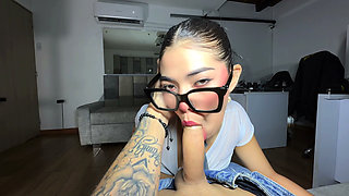 I Got the Best Position of My Life After Pleasing My Boss in the Office - POV