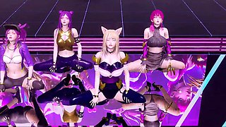 Curvy K-Pop idols pose and expose their bodies in AI-generated dance show