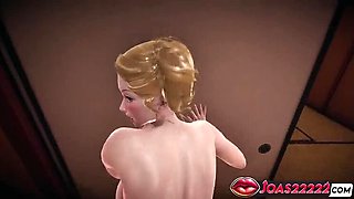 Kurenai Shinganji 3D Animation - Ripped Leggings POV Missionary Sex with Creampie