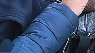 Dick Flash - French Teacher Public Blowjob Voyeur Hotel Balcony Caught by Neighbors Extreme Cum in Mouth 4K