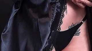 Silk Robe Tease: Just Enough to Make You Want More