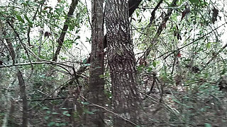 Dsc17-6 Petite MILF Babe Monica, Frolics Naked in the Forest, Blowjob, Fucked Doggy Style, Creampie