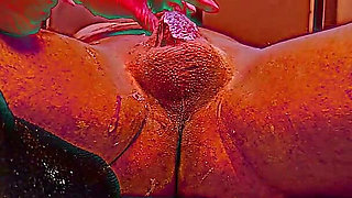 Learning How to Remove Pubic Hair From a Man Using Liquid Wax Depilation