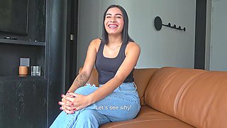 Big Titties Spic Babe Rides Big Prick POV PORN Cowgirl In Fake