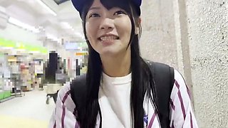 Beauty Japanese Teen Fingering Hairy Pussy