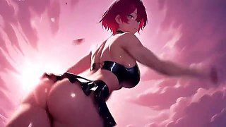 Dragoned Warrior Princess Gets Penetrated Raunchy In THREE DIMENSIONAL, Sweating As Jism Plunged Inwards
