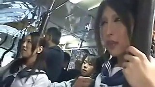 Asian Girls on a Bus