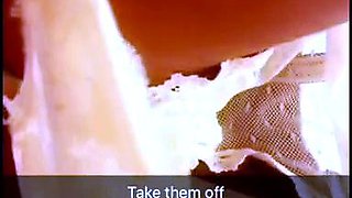 Brunette seductress working her big boobs and hot ass