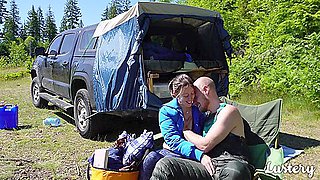 He Ties Me To The Car And Fucks Me In The Woods