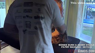 Bts Busty Massaged & Fucked - Bonnie Bunn And Danny Steele