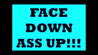 AUDIO ONLY - Ass up face down