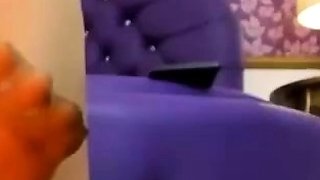 Amateur sexy latina model in skirt and pantyhose