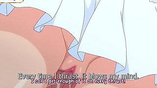 Anime beauty takes hard cock before breakfast in her kitchen