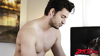 Plastic Kristen Scott's blowjob porn