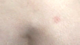 Blowjob in a Condom and Licking the Balls