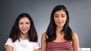 Brunette Best Friends Emily Jane and Jane Wilde Masturbate