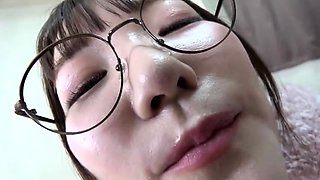 Mature asians up close toy and fingering masturbation action