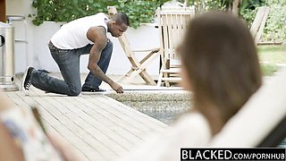 Jon Jon and Victoria Rae Black's first interracial porn by Blacked.Com