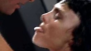 Vintage Brunette La Venere Bianca Ignites Anal Heat