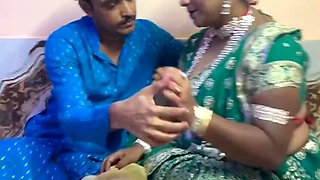 Indian Wife First Night Hardcore Doggy Style - Big Boobs Bengali Suhagraat Fucking