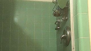 Mature BBW Takes a Hot Shower to Get Clean, so She Can Get Dirty Again