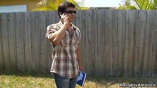 Stephani Moretti Banging In The Floor With Her Piercings