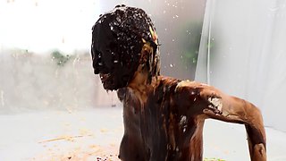 Exotic brunette hardcore foot fetish fuck