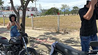 Big Ass Indian Girl Stranded on Motorcycle Gets Anal Help From Stranger