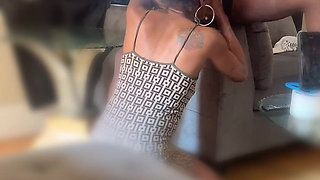 Pretty Pregnant Chick Sucked My Dick While Her Boyfriend Waited on Her