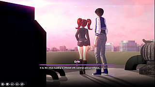 Having sex with my girlfriend on the roof