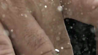 Flashing My Pussy in Front of a Student in Swimming Pool and Helps Me Masturbate - It's Very Risky POV 4K