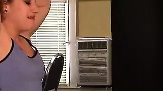 Amateur Busty Brunette Striptease