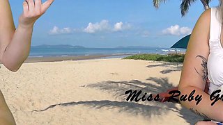 Blonde mature with big boobs masturbates in bed