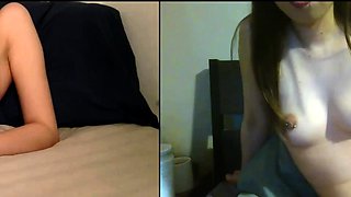 Shy brunette homemade amateur webcam teen