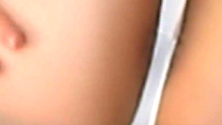 White Thong and Large Moist Labia