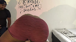 Gentle cuckold took wife to have a tantric massage with black endowed part three