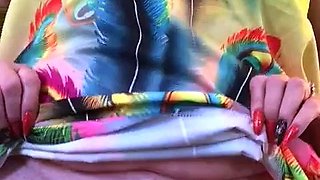 Blonde amateur MILF pov toys fingering shaved cunt