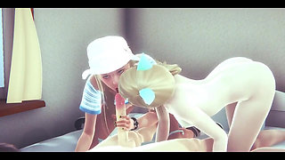 Hentai Uncensored - Blonde Catgirl and Friend Get Fucked Several Times - Japanese Asian Manga Anime Film Game Porn