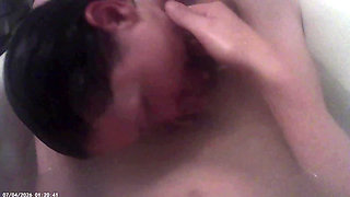 Blowjob in the Bathroom From a Beautiful Girl