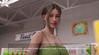 Almost Caught with My Friend's MILF Stepmom in Laundry Room - Shadows of Deceit - E09