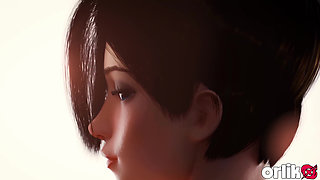 Mercy & One Red Rose - Overwatch 3D Animation Creampie in Tight Pussy