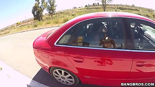 Cutie Rides Hard Dick Of Her Man Right On Warm Beach Sand