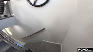 French Maid Uses Her Mouth And Cunt To Clean Up Cock - Ricki Rose