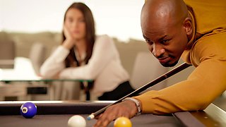 The girl is head over heels for her lover, craving intense passion.