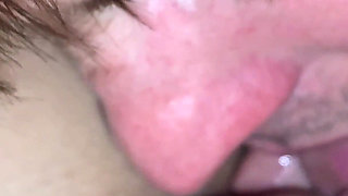 Shaved Pussy Licking 4K POV