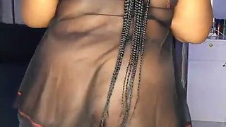 Sexy BBW Ebony Pussy Play  Full Video on Red - Mara Exotic