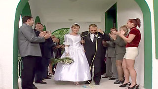 Young Blonde Bride in Venice - First Anal by Her Husband