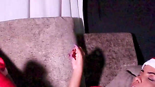 The Brazilian Elf Didn't Want to Know About Delivering Presents and Gave a Dick to the Naughty Girl